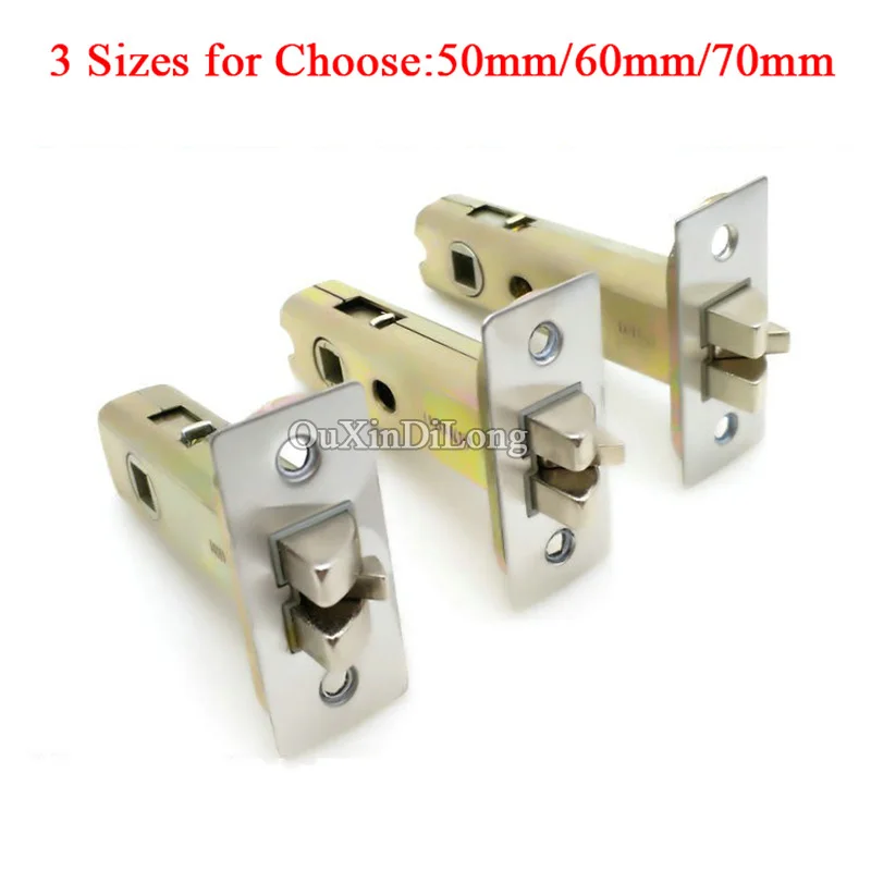 

1PCS Center Distance 50mm/60mm/70mm European Narrow Mortise Locks Lock body Anti-theft lock cylinder Door lock Repair Parts