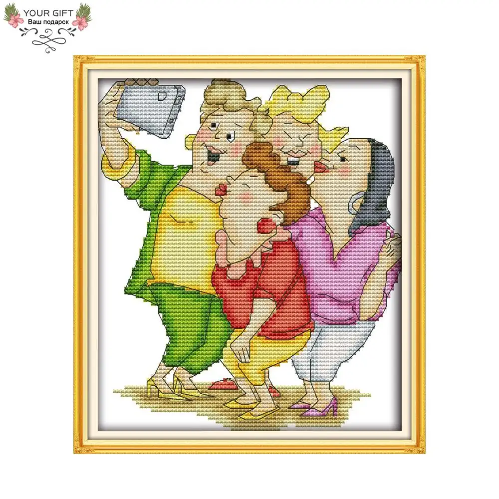 Joy Sunday R853 14CT 11CT Счетный и штампованный домашний декор сфотографировать себя
