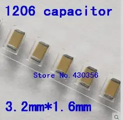 

200pcs Free Shipping 1206 smd capacitor(3216) 330PF 50V X7R