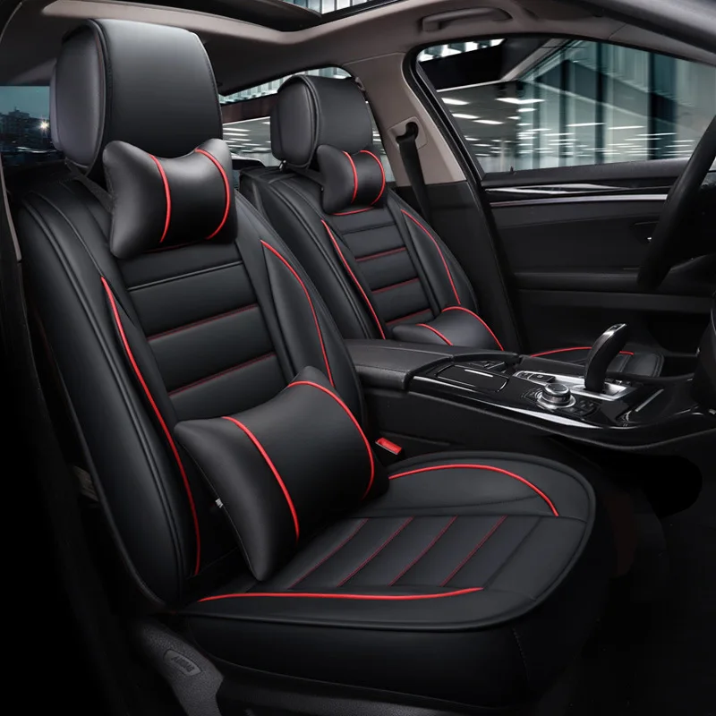 

leather Universal Car Seat covers special for Ford all models focus fiesta s-max mondeo explorer ecosport car styling protect
