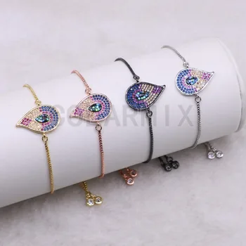 

10 pieces comma shape bracelets mix color charm bracelet bangle wholesale jewelry handcrafted beaded bracelets 3565