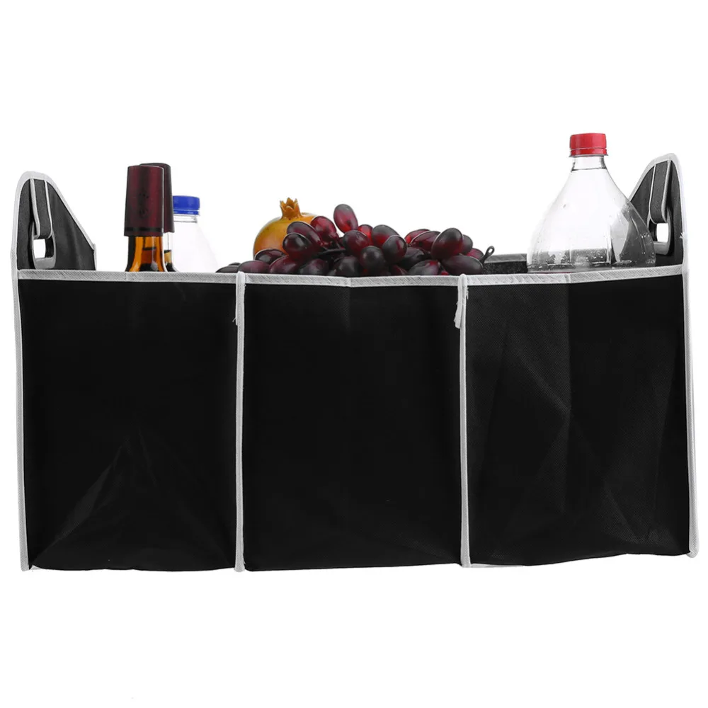 1Pc Collapsible font b Car b font Trunk Organizer Food Storage Box Container Bag font b