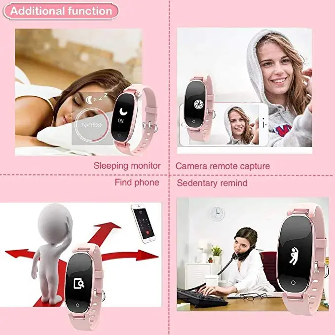 Fitness Tracker Smart Watch Heart Rate Monitor Waterproof Smart Bracelet Health Sleep Activity Tracker Pedometer For Android iOS
