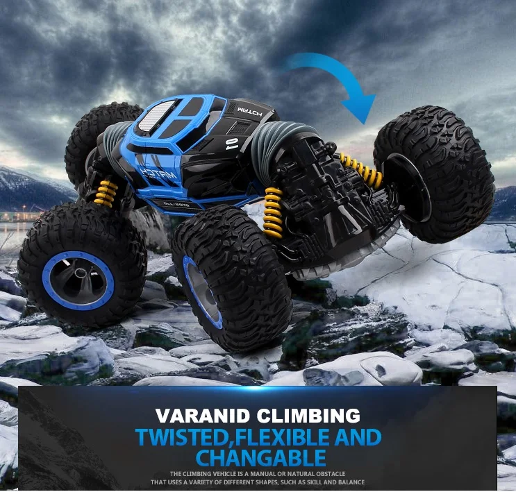 Радиоуправляемая машинка 4WD для скалолазания двусторонняя 2 4 ГГц трансформация