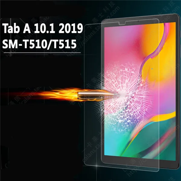 Закаленное стекло протектор экрана+ PU чехол для samsung Galaxy Tab A 10,1 T510 T515 SM-T510 планшета