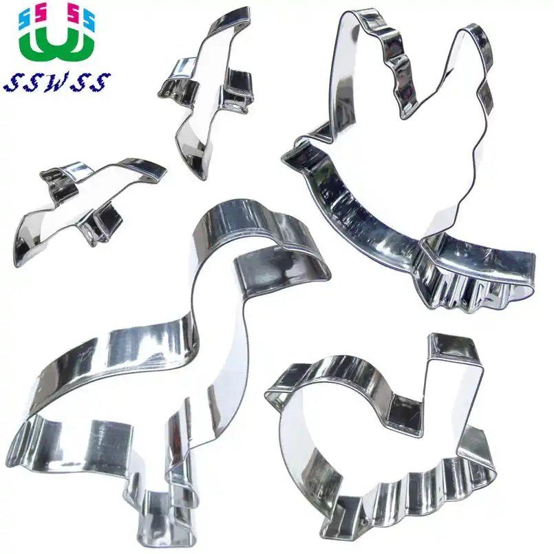 Aves série, pombo voador, coruja, turquia, papagaio, flamingo legumes frutas cortador de biscoito, molde de cozimento, bolo decoração fondant ferramenta