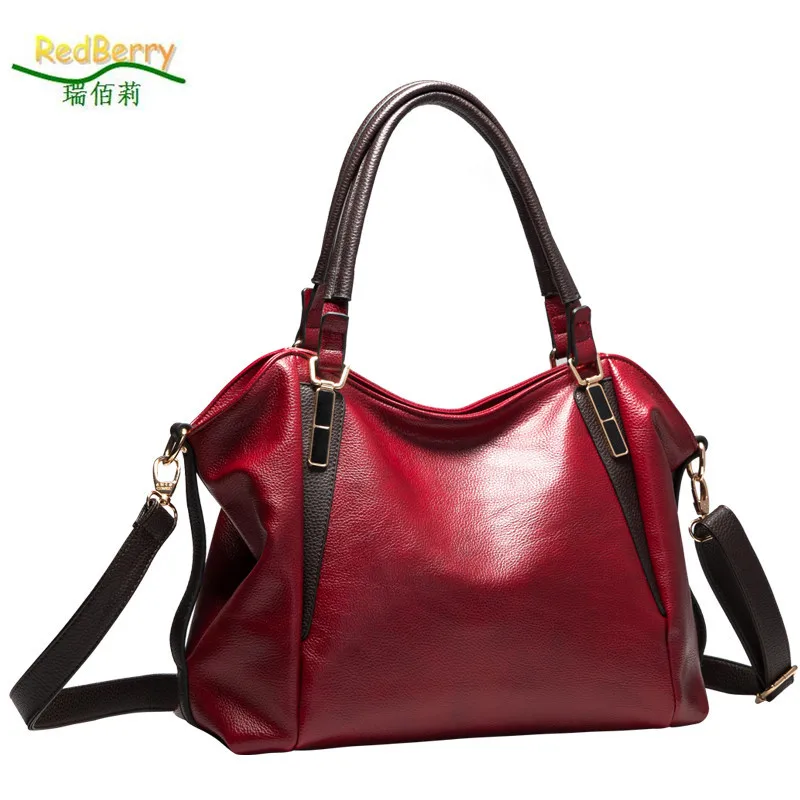 Hot Genuine Leather Women Bag Bolsas 2015 Design Handbag Casual Shoulder Bags Vintage Female Luxury Messenger Crossbody Big Tote