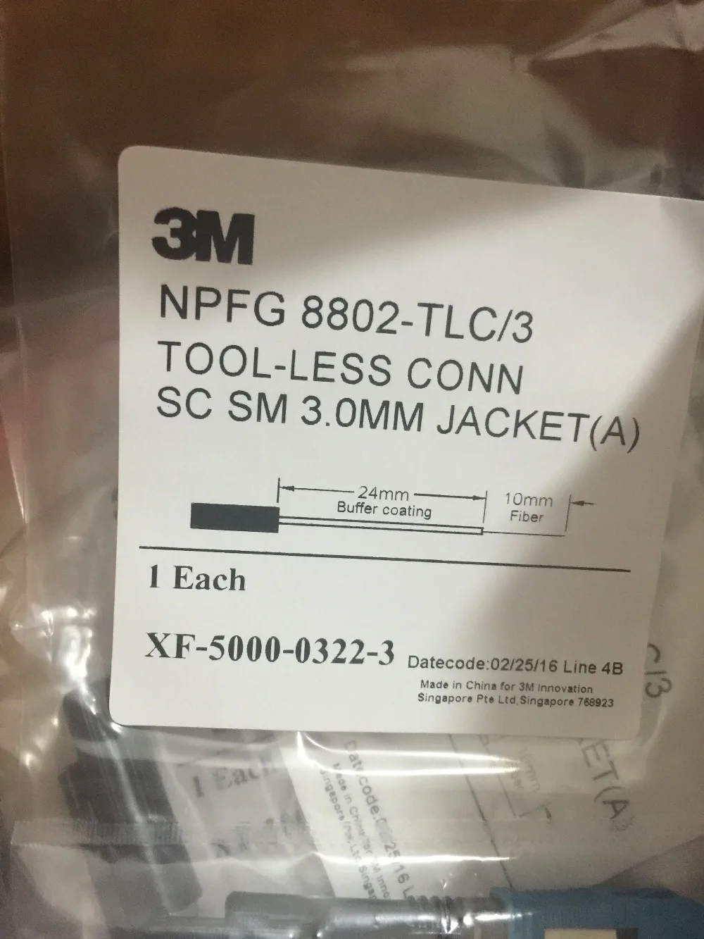 100pcs/lot NPFG 8802-TLC/3 TOOL-LESS CONN SC SM 3