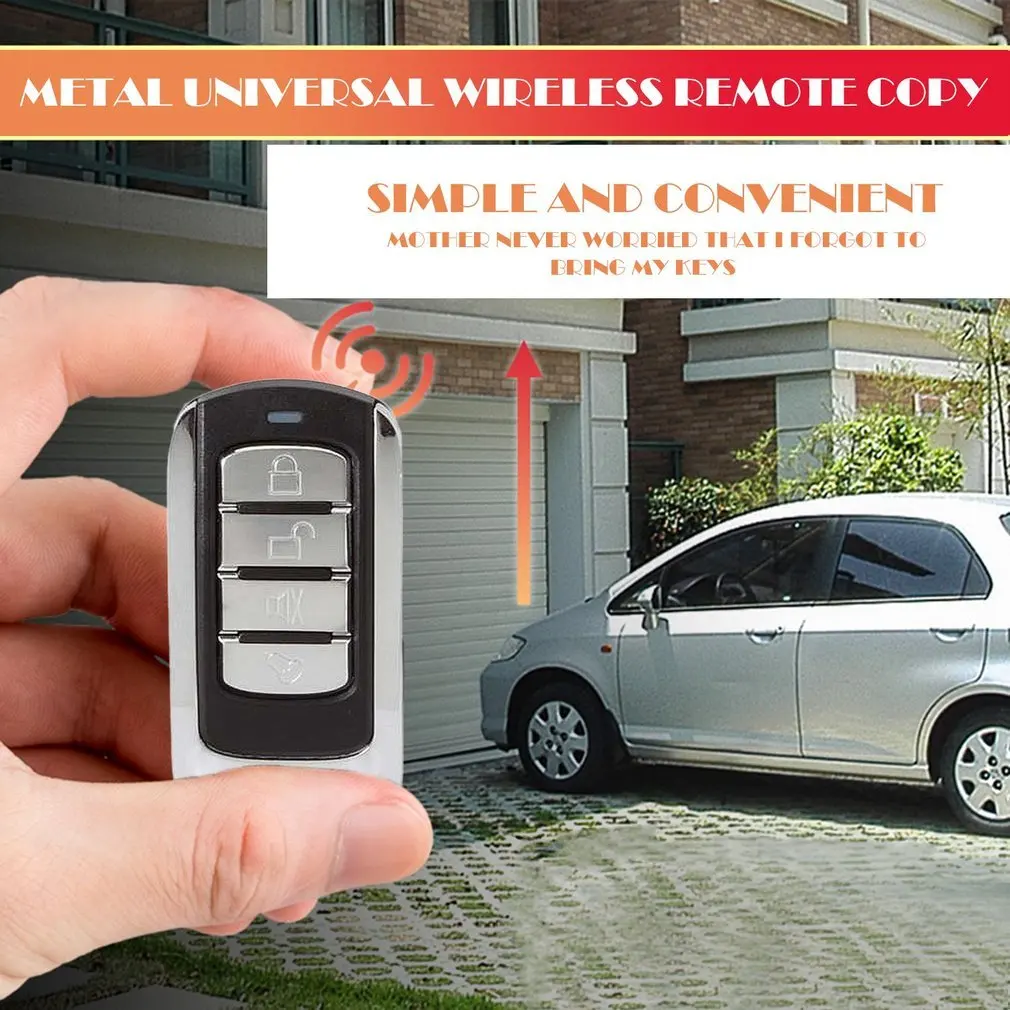 

1 Piece Button Remote control 868 MHz For Garage Door With Battery And Chain