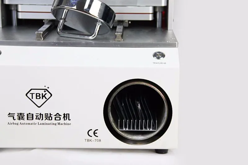  Newest TBK-708 Curved Screen OCA LCD Laminating Machine Bubble Remover Built-in Vacuum Pump Air Com