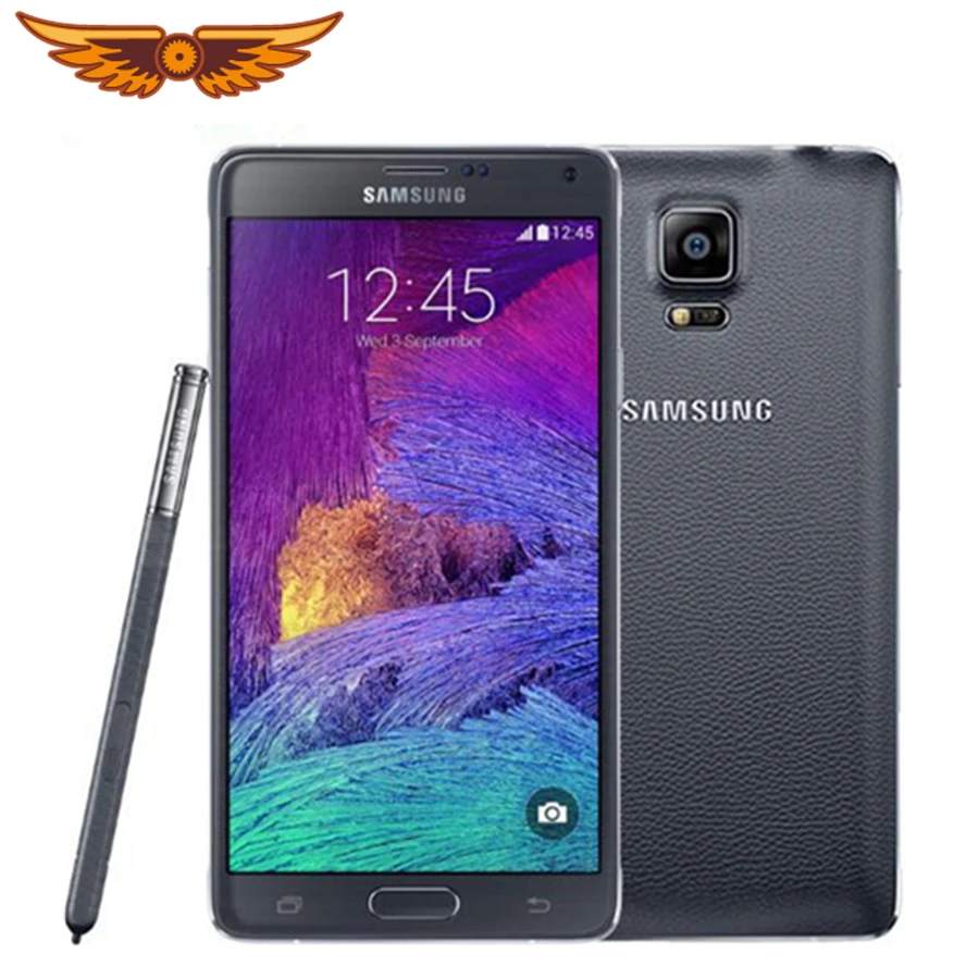 Note 4 Оригинальный разблокированный смартфон samsung Galaxy N910A N910F N910P LTE 5 7 дюймов 16MP 3 ГБ