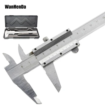 

Vernier Caliper 6" 0-150mm/0.02mm Metal Calipers Gauge Micrometer Pie De Rey Paquimetro Measuring Tools caliper