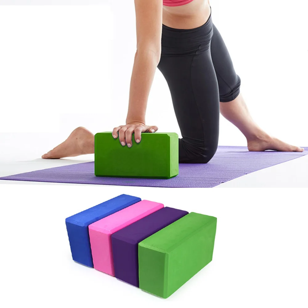 Buy 10 colors EVA Yoga Blocks Bricks Foaming Foam Home Exercise Fitness Health