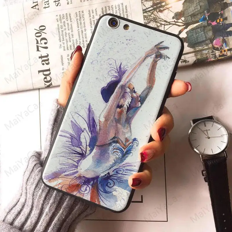 watercolor painting ballet girls (6)