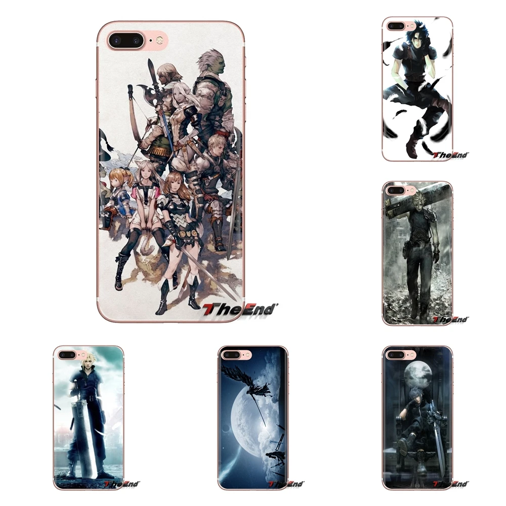 

For Xiaomi Mi4 Mi5 Mi5S Mi6 Mi A1 A2 5X 6X 8 9 Lite SE Pro Mi Max Mix 2 3 2S Transparent Soft Cases Covers final fantasy