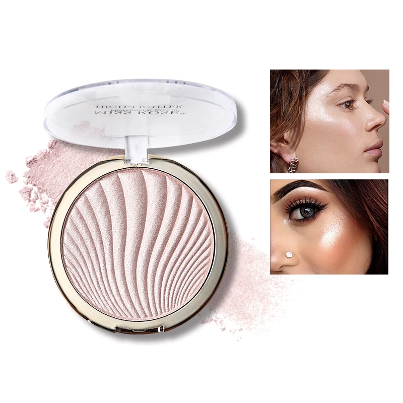 

Miss Rose Highlighter Makeup 6 Colors Natural Glow Illuminator Make Up Base Highlighter Palette Glitter Contour Powder Brighten