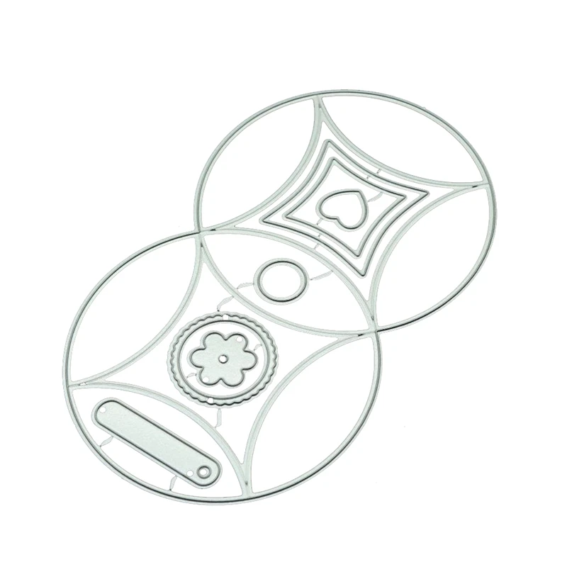 

Round Box Metal Cutting Dies New 2018 Craft Stamps Die Cut Embossing Card Making Stencil Frame