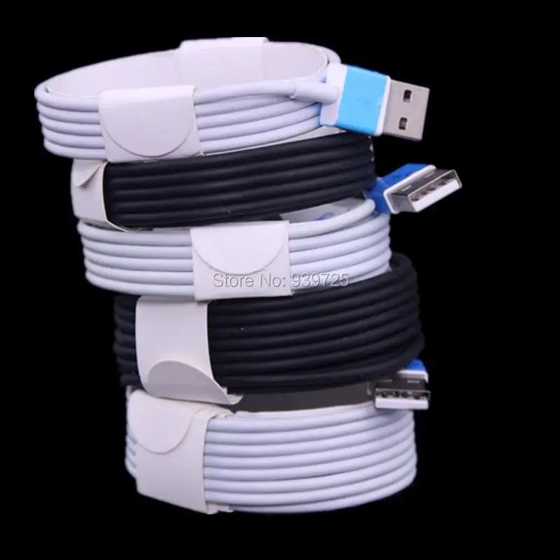 500pcs/lot 1m 2m 3M 6ft 10ft 8pin usb data cable Accessory