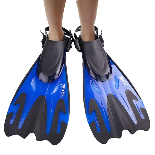 1pair topis taiwan brand professional scuba diving fins adjustable