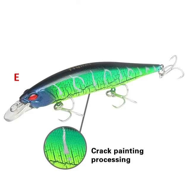 Приманка для рыбы, 135 мм, 19,2 г, плавающая блесна, приманка для рыбалки, искусственная кренкбейт, приманка, жесткая приманка, рыболовные крючки, воблер, снасть, плавающая приманка - Цвет: E