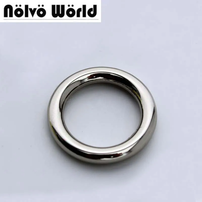 

10-60pcs 4 colors 4.0mm wire,inner 3/4 inch 20mm polished silver solid cast O rings,Welded Circle Ring