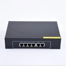 48 в 4 порта PoE коммутатор 10/100 Мбит/с смарт-коммутатор met 2*10/100 Мбит/с UP Link poort 250 Метр Belde Ingebouwde Voeding DC 52 в 1.4A