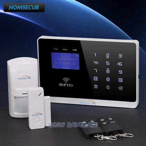 HOMSECUR Wireless&Wired GSM Home Security Burglar Alarm System (Support EN / RU voice) + IOS/ Android App цена HOMSECUR Wireless&Wired GSM Home Security Burglar Alarm System (Support EN / RU voice) + IOS/ Android App цены онлайн