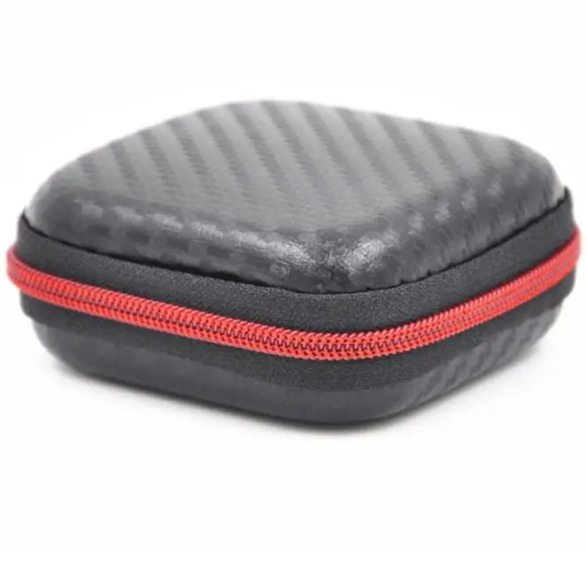 

Portable Mini Square Hard Storage Case Bag for Earphone Headphone SD TF Cards