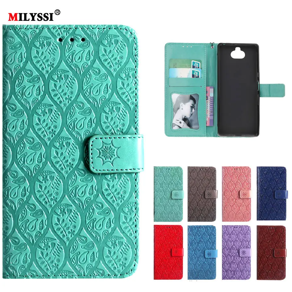 

3D Rattan pattern PU Leather Cover For Sony Xperia XA3 Luxury Phone Case For Sony Xperia XA3 XA 3 XA3 Ultra XA3Ultra Case Flip