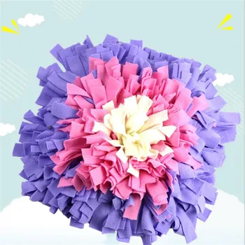 

Pet Felt Cloth Leak Food Anti Choking Bowl Mat Dogs Cats Snuffle Bowl Mat Costing Energy Slowing Feeding Intelligence Mat