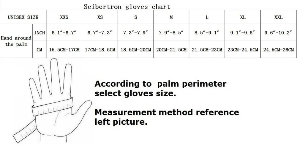 glove size