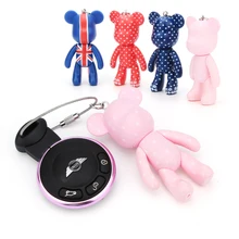 Мультфильм Popobe МЕДВЕДЬ МОМО брелок для ключей Bomgom хмурый медведь Vintl пластиковые украшения подвеска детские игрушки куклы Автомобильные аксессуары