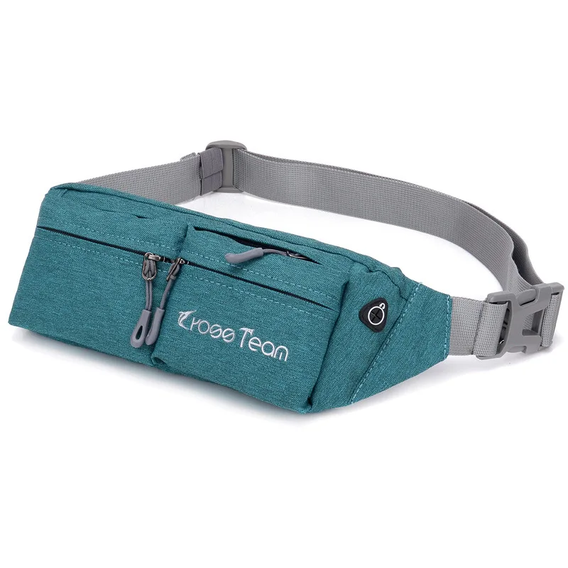 

Water Proof Waist Bag With Headphone Hole Fashion Sport Waist Bag Unsix Belt Bag Chest Shoulder Bag
