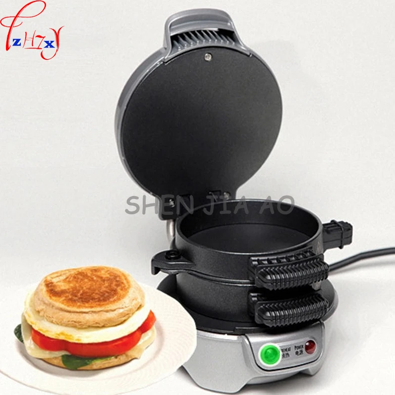 American Home Multifunction Burger Breakfast Machine Electric Breakfast Sandwich Machine 600W 220V 1PC