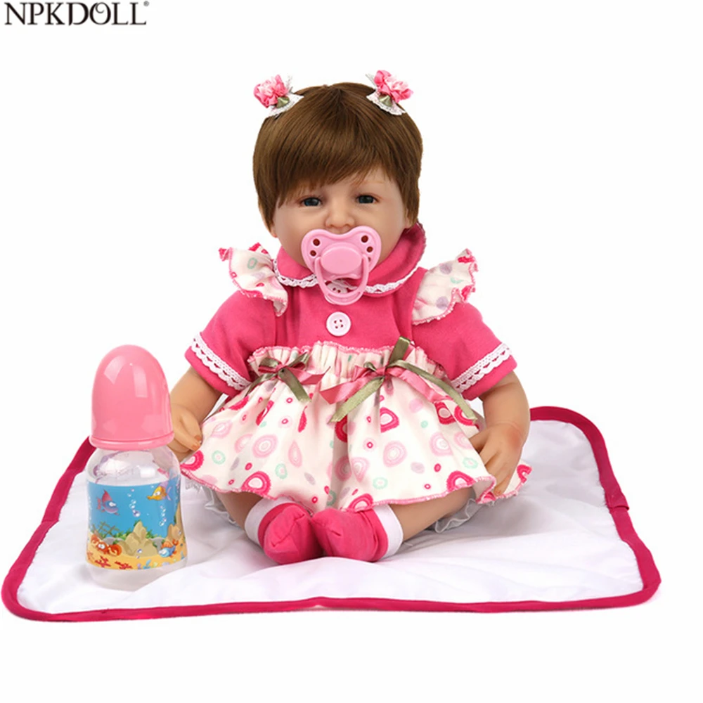 NPKDOLL 16 ''Реалистичная кукла для новорожденных новые детские партнеры роста