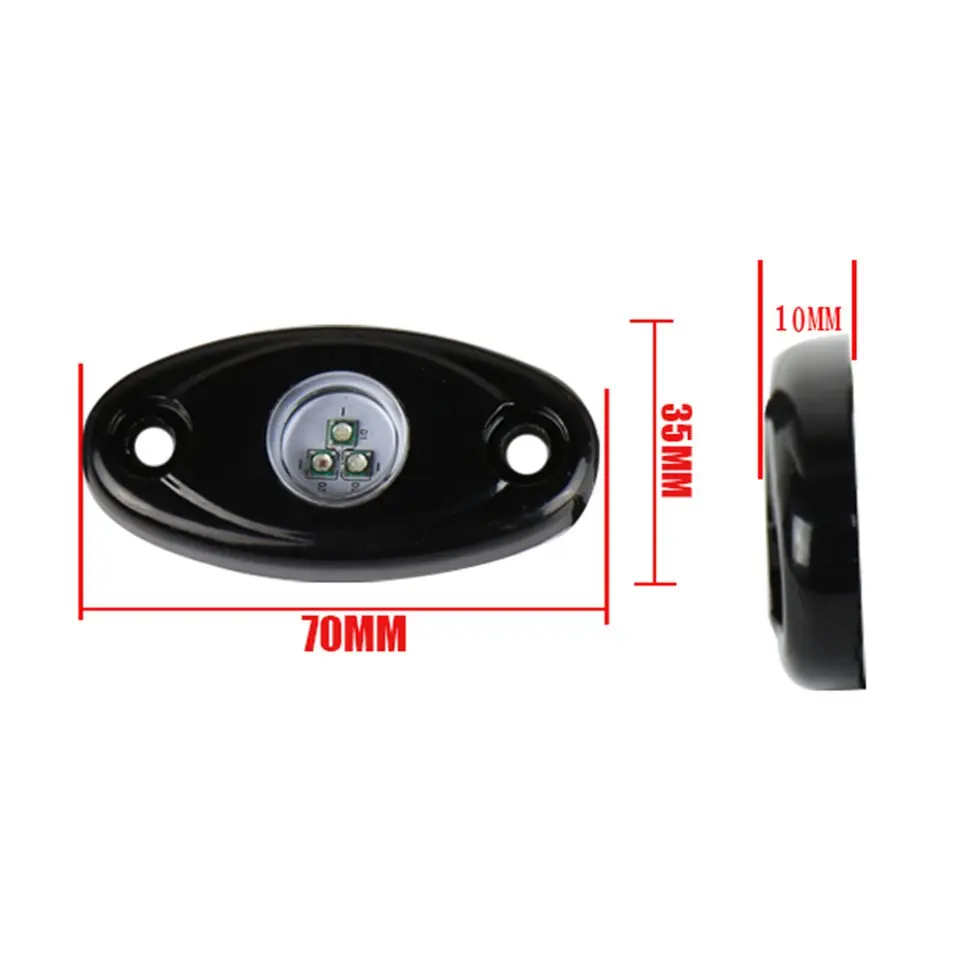 

newNew 1 Cable with 8 Mobile Phone Bluetooth Control Colorful RGB Atmosphere Lamp Car LED Control Light Vehicle Bottom Lamp Hot