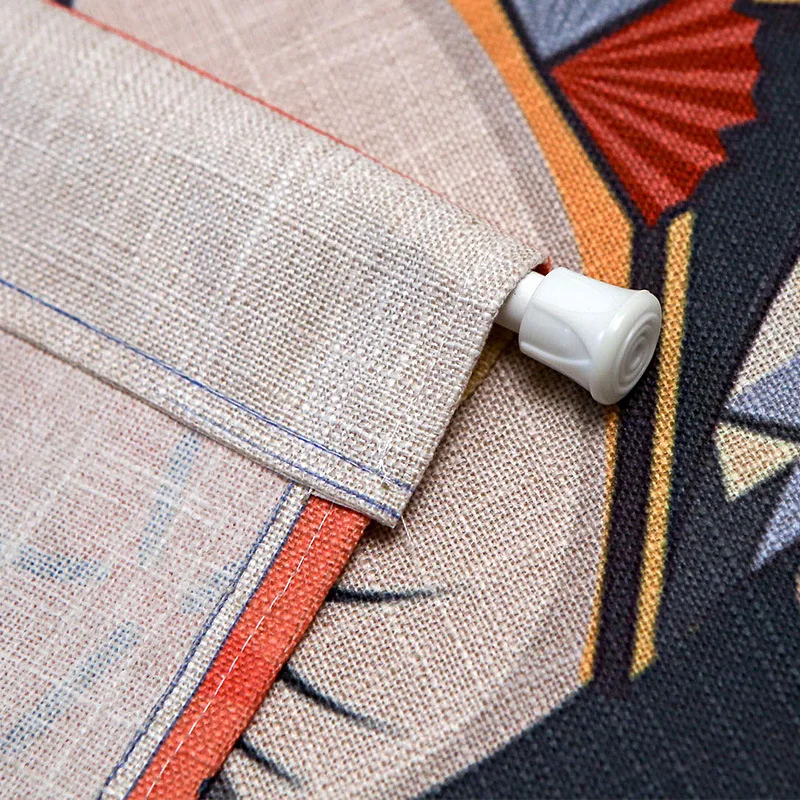 Мультяшная хлопковая льняная кухонная занавеска для ванной креативная японская