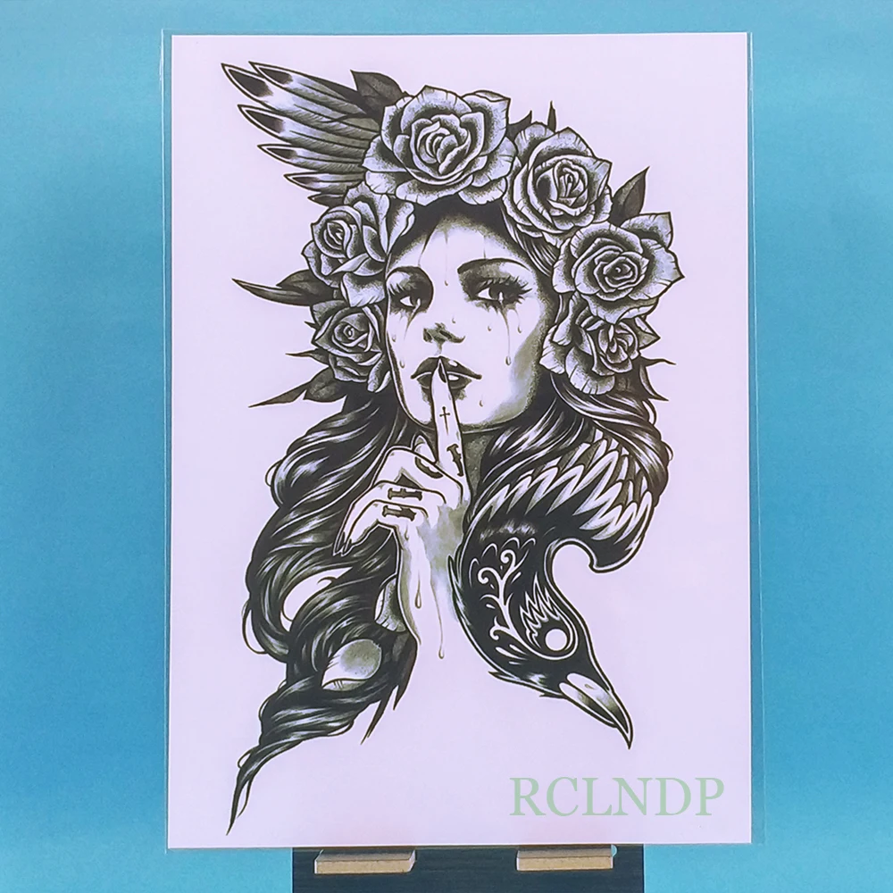 Waterproof Temporary Tattoo Sticker Hawk Women Tatto Stickers Flash Tatoo Fake Tattoos For Men