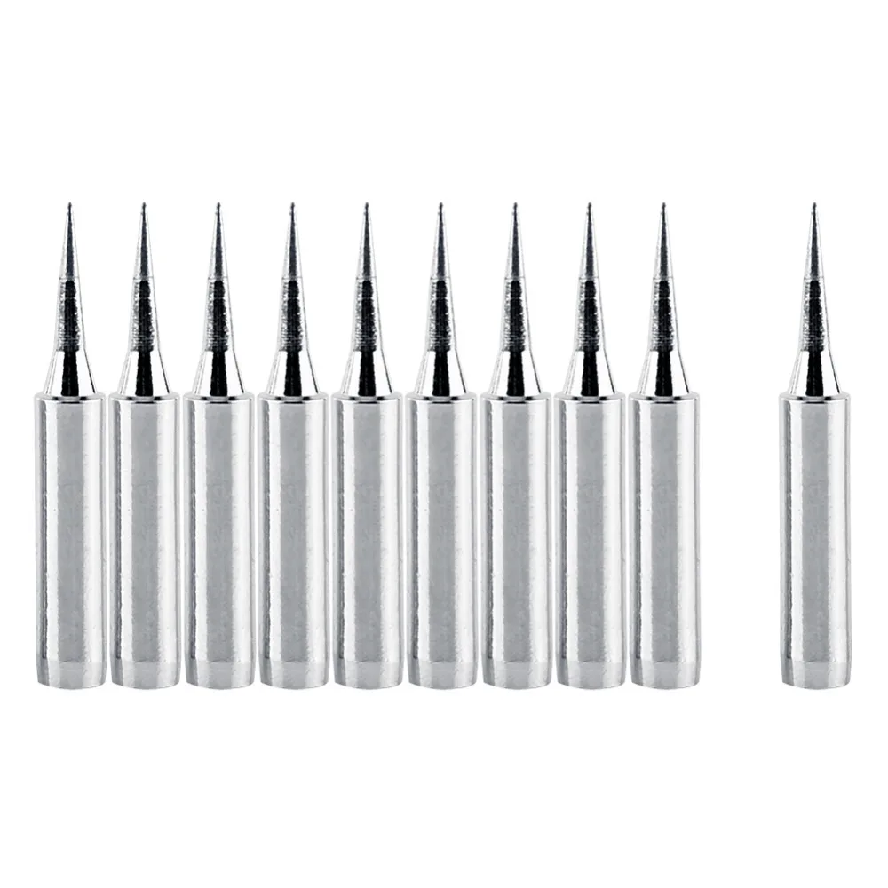 

10Pcs/Lot Soldering Replacement de soldadura Solder Iron Tips Station Tool 900M-T-I Soldering Tips