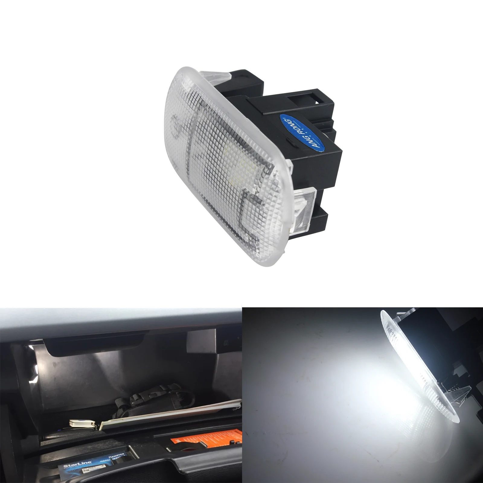 ANGRONG 1x внутренняя подсветка перчаточного ящика 1J0947301 для VW Bora Golf MK4 Touran (подходит