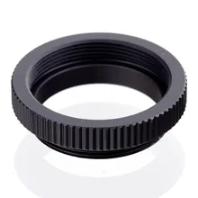 50 pieces Macro C Mount Ring Adapter For 25mm 35mm 50mm CCTV Movie Lens M4/3 NEX Camera black free shipping
