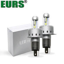 EURS (TM) 2 PCS 7 S XHP-50 Automóveis H4 Levou Farol Do Carro Lâmpada LED 40 W 8000LM H7 H1 H11 9005 9006 Estilo Do Carro 6500 k DC12-32V