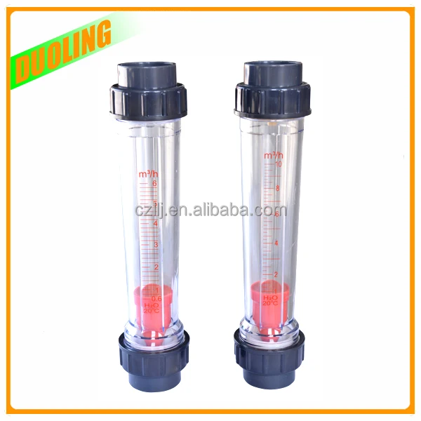 DN40 LZB 40S Plastic air Flow Meter Rotameter long tubein Flow Meters