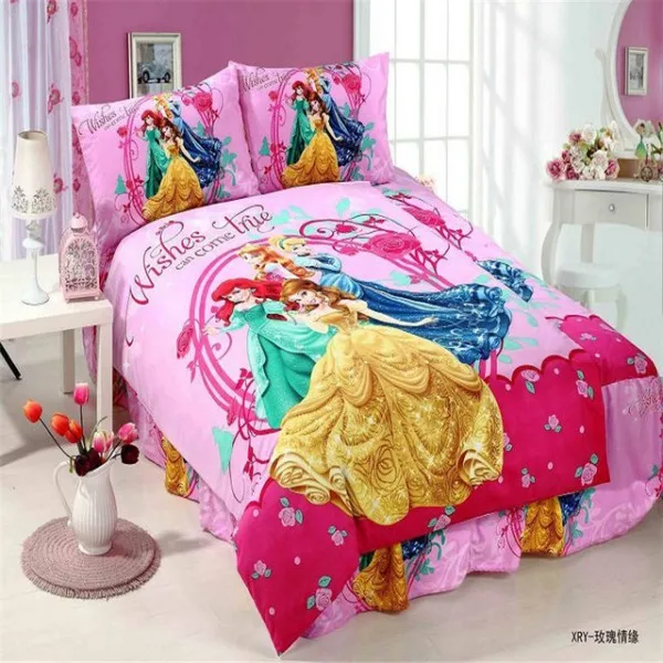 Tangled Rapunzel Princess Duvet Cover Set For Girls Bedroom Decor