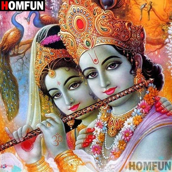 

HOMFUN Full Square/Round Drill 5D DIY Diamond Painting "Religious Buddha" 3D Embroidery Cross Stitch 5D Decor Gift A18335