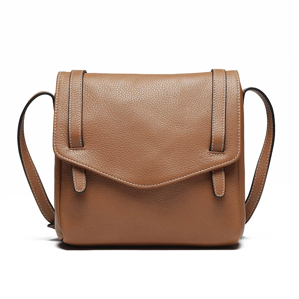 

2018 New Simple Retro Backpack Solid Large Capacity All-match Stylish Leisure Minimalism Style Korean Travel Leather Messenger