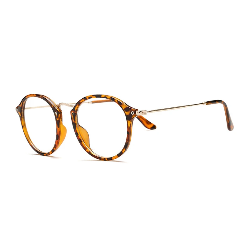 Classic Vintage Transparent Glasses Round Unisex Nerd Eyeglasses Frame Clear Glasses lunette de vue de grau With Box