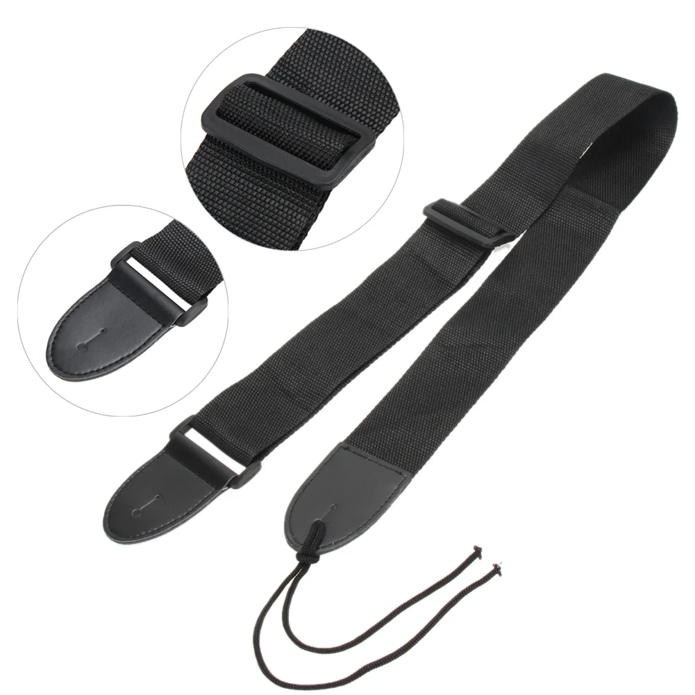 Adjustable Electric Guitar Strap Belt with 3 Plectrums Guitar Pick
