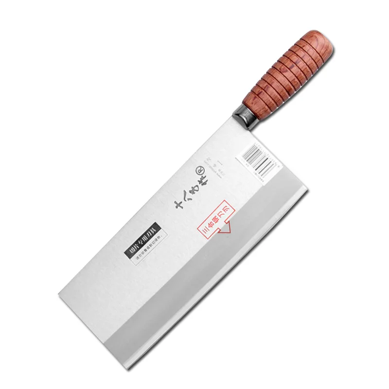 Stainless Steel Wooden Handle Chinese ShiBaZi Professional Chef Knife Kitchen Knife Cleaver Tool