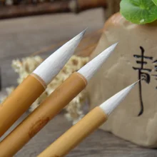 Китайская каллиграфия кисть Ручка шерстяная и ласка несколько волосков написание кисти китайская живопись кисти набор каллиграфии принадлежности